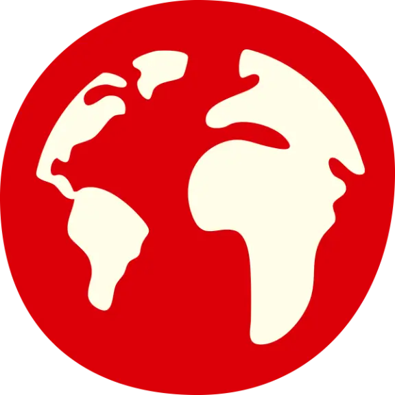 Hand drawn icon of earth